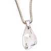 Strieborný náhrdelník s krištáľom Swarovski Polygon Crystal 4951