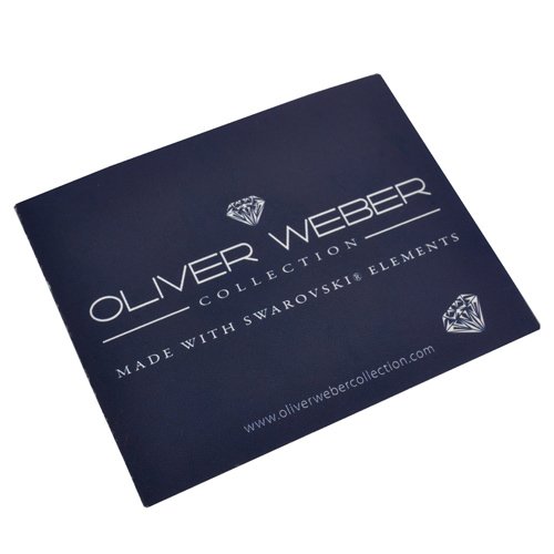 Strieborný prsteň s krištáľom Swarovski Oliver Weber Brilliance Large 63220-GRE