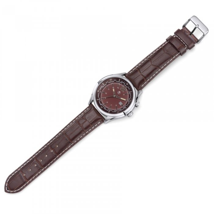 Dámske hodinky s krištáľmi Swarovski Oliver Weber Derby Brown 65053-BRO