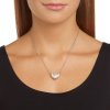 Swarovski náhrdelník EXPLORE - ródiovaný kov, číre a farebné kryštály 5181467