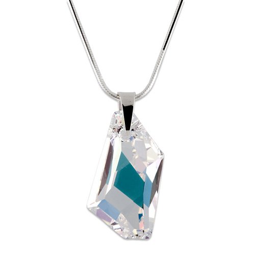 Strieborný náhrdelník s krištáľmi Swarovski Art Crystal 4861