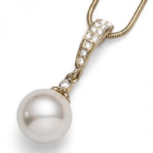 Prívesok s krištáľmi Swarovski Oliver Weber Class Gold 11548G