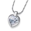 Prívesok s krištáľmi Swarovski Oliver Weber Heart Crystal 11616-001