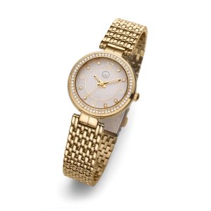 Dámske hodinky s krištáľmi Swarovski Oliver Weber Perugia Gold 65051-GOL