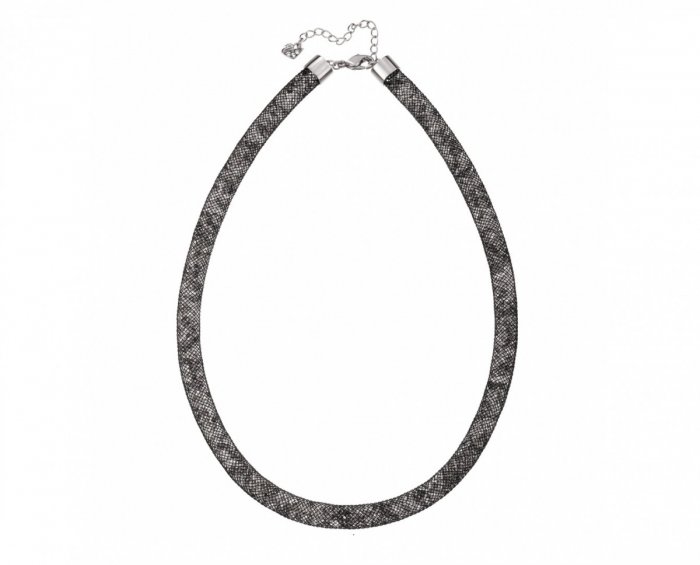 Swarovski náhrdelník STARDUST BLACK  - nylon, číre kryštály 5127502