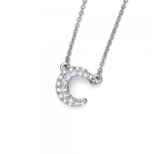 Prívesok s krištáľmi Swarovski Oliver Weber Moon