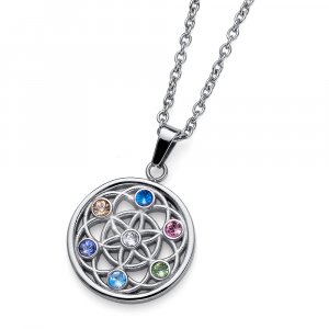 Prívesok s krištáľmi Swarovski Oliver Weber Seed multi