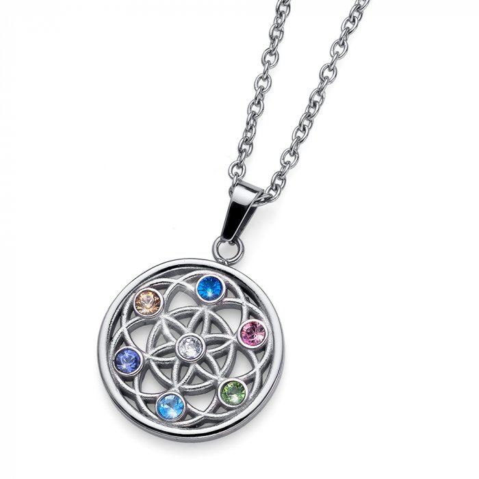 Prívesok s krištáľmi Swarovski Oliver Weber Seed multi