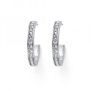 Náušnice s krištáľmi Swarovski Oliver Weber Now crystal