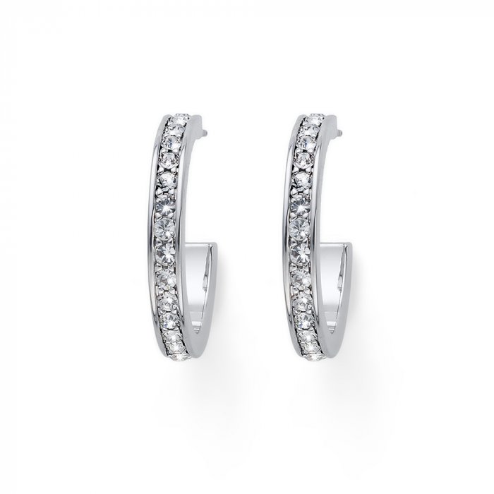 Náušnice s krištáľmi Swarovski Oliver Weber Now crystal