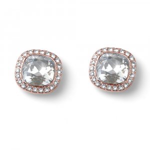 Náušnice s krištáľmi Swarovski Oliver Weber Secret RG CRY