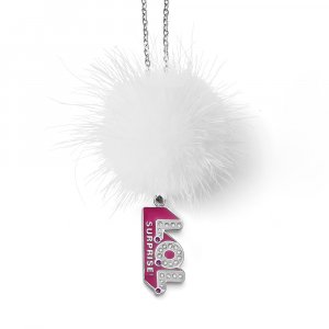 Detský prívesok L.O.L Surprise Fur Logo so Swarovski krištáľmi L1010LOL
