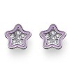 Detské náušnice L.O.L Surprise Star rose so Swarovski krištáľmi L2002PIN