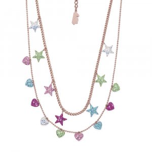 Detský náhrdelník L.O.L Surprise Star shine so Swarovski krištáľmi L1014